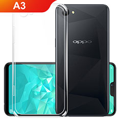 Ultra-thin Transparent TPU Soft Case Cover for Oppo A3 Clear