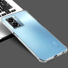 Ultra-thin Transparent TPU Soft Case Cover for Oppo A57 5G Clear