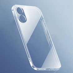 Ultra-thin Transparent TPU Soft Case Cover for Oppo A78 5G Clear