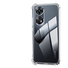 Ultra-thin Transparent TPU Soft Case Cover for Oppo Reno8 T 4G Clear