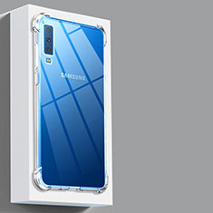 Ultra-thin Transparent TPU Soft Case Cover for Samsung Galaxy A7 (2018) A750 Clear