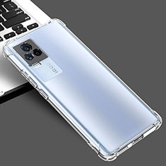 Ultra-thin Transparent TPU Soft Case Cover for Vivo iQOO 7 Legend 5G Clear