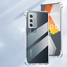 Ultra-thin Transparent TPU Soft Case Cover for Vivo iQOO 9 SE 5G Clear