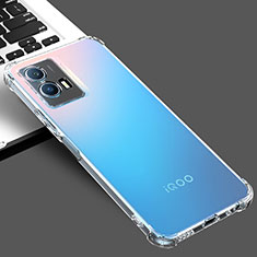 Ultra-thin Transparent TPU Soft Case Cover for Vivo iQOO U5 5G Clear