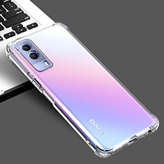 Ultra-thin Transparent TPU Soft Case Cover for Vivo T1x 5G Clear