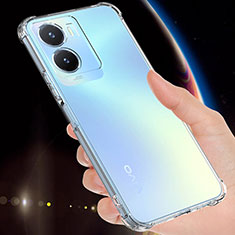 Ultra-thin Transparent TPU Soft Case Cover for Vivo T2x 5G V2253 Clear