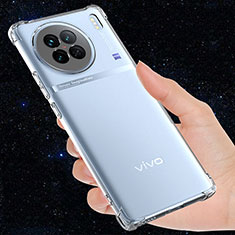 Ultra-thin Transparent TPU Soft Case Cover for Vivo X90 5G Clear