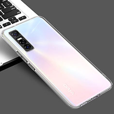 Ultra-thin Transparent TPU Soft Case Cover for Vivo Y73s 5G Clear