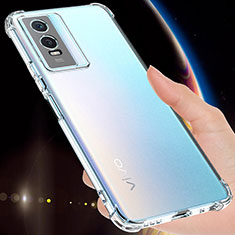 Ultra-thin Transparent TPU Soft Case Cover for Vivo Y74s 5G Clear