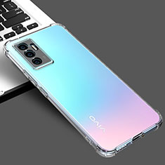Ultra-thin Transparent TPU Soft Case Cover for Vivo Y75 4G Clear