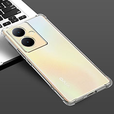 Ultra-thin Transparent TPU Soft Case Cover for Vivo Y78 5G Clear