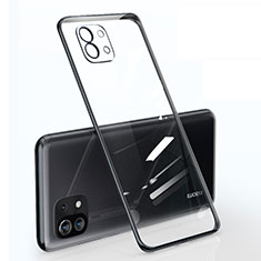 Ultra-thin Transparent TPU Soft Case Cover for Xiaomi Mi 11 Lite 4G Black