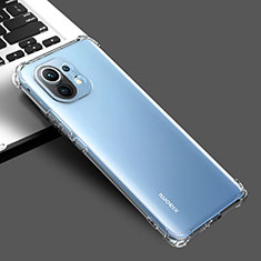 Ultra-thin Transparent TPU Soft Case Cover for Xiaomi Mi 11 Lite 4G Clear