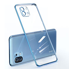 Ultra-thin Transparent TPU Soft Case Cover for Xiaomi Mi 11 Lite 5G Blue