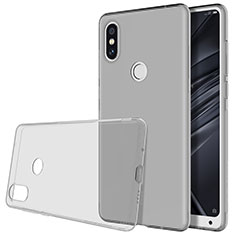 Ultra-thin Transparent TPU Soft Case Cover for Xiaomi Mi Mix 2S Gray