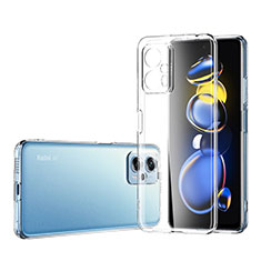 Ultra-thin Transparent TPU Soft Case Cover for Xiaomi Poco X4 GT 5G Clear