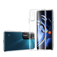 Ultra-thin Transparent TPU Soft Case Cover for Xiaomi Redmi Note 10T 5G Clear