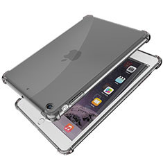 Ultra-thin Transparent TPU Soft Case Cover H01 for Apple iPad Mini 3 Black