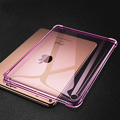 Ultra-thin Transparent TPU Soft Case Cover H01 for Apple iPad Mini 5 (2019) Pink