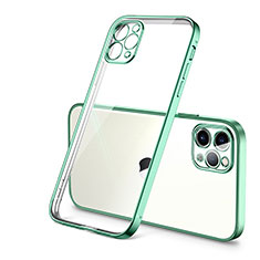 Ultra-thin Transparent TPU Soft Case Cover H01 for Apple iPhone 12 Pro Green