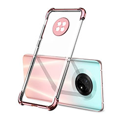 Ultra-thin Transparent TPU Soft Case Cover H01 for Huawei Enjoy 20 Plus 5G Rose Gold