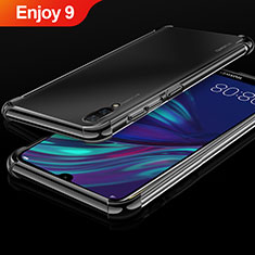 Ultra-thin Transparent TPU Soft Case Cover H01 for Huawei Enjoy 9 Black