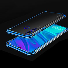 Ultra-thin Transparent TPU Soft Case Cover H01 for Huawei Honor 20 Lite Blue