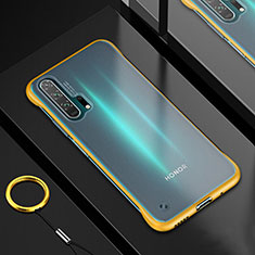Ultra-thin Transparent TPU Soft Case Cover H01 for Huawei Honor 20 Pro Yellow