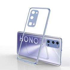 Ultra-thin Transparent TPU Soft Case Cover H01 for Huawei Honor 30 Pro Silver