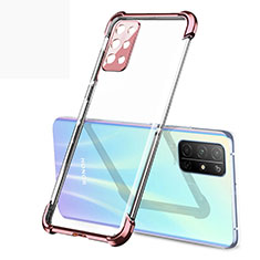 Ultra-thin Transparent TPU Soft Case Cover H01 for Huawei Honor 30S Rose Gold