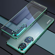 Ultra-thin Transparent TPU Soft Case Cover H01 for Huawei Honor 90 5G Green