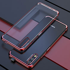 Ultra-thin Transparent TPU Soft Case Cover H01 for Huawei Honor 9X Red