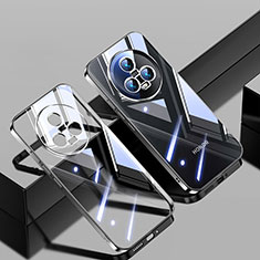 Ultra-thin Transparent TPU Soft Case Cover H01 for Huawei Honor Magic5 5G Black