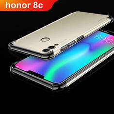 Ultra-thin Transparent TPU Soft Case Cover H01 for Huawei Honor Play 8C Black