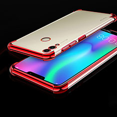 Ultra-thin Transparent TPU Soft Case Cover H01 for Huawei Honor Play 8C Red