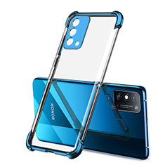 Ultra-thin Transparent TPU Soft Case Cover H01 for Huawei Honor X10 Max 5G Blue