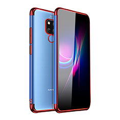 Ultra-thin Transparent TPU Soft Case Cover H01 for Huawei Mate 20 X 5G Red
