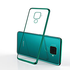 Ultra-thin Transparent TPU Soft Case Cover H01 for Huawei Mate 30 Lite Green