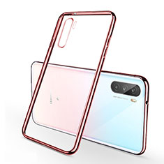 Ultra-thin Transparent TPU Soft Case Cover H01 for Huawei Mate 40 Lite 5G Pink