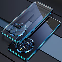 Ultra-thin Transparent TPU Soft Case Cover H01 for Huawei Mate 50 Pro Blue