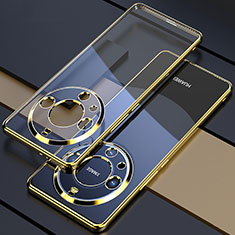 Ultra-thin Transparent TPU Soft Case Cover H01 for Huawei Mate 60 Gold