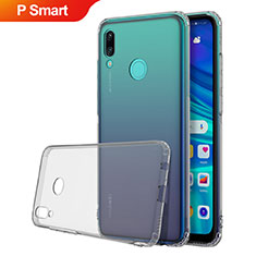 Ultra-thin Transparent TPU Soft Case Cover H01 for Huawei P Smart (2019) Gray