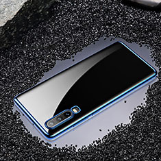 Ultra-thin Transparent TPU Soft Case Cover H01 for Huawei P30 Blue