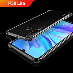 Ultra-thin Transparent TPU Soft Case Cover H01 for Huawei P30 Lite XL Black