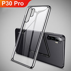 Ultra-thin Transparent TPU Soft Case Cover H01 for Huawei P30 Pro New Edition Black