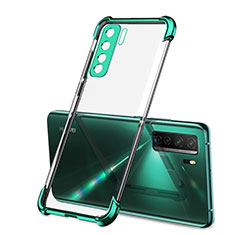 Ultra-thin Transparent TPU Soft Case Cover H01 for Huawei P40 Lite 5G Green