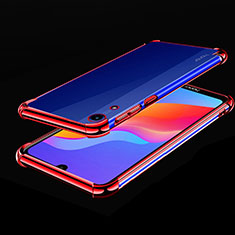 Ultra-thin Transparent TPU Soft Case Cover H01 for Huawei Y6 Prime (2019) Red