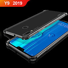 Ultra-thin Transparent TPU Soft Case Cover H01 for Huawei Y9 (2019) Black