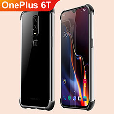 Ultra-thin Transparent TPU Soft Case Cover H01 for OnePlus 6T Black