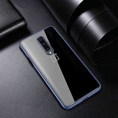 Ultra-thin Transparent TPU Soft Case Cover H01 for OnePlus 7 Pro Blue